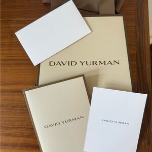 AUTHENTIC David Yurman Gift Bag
